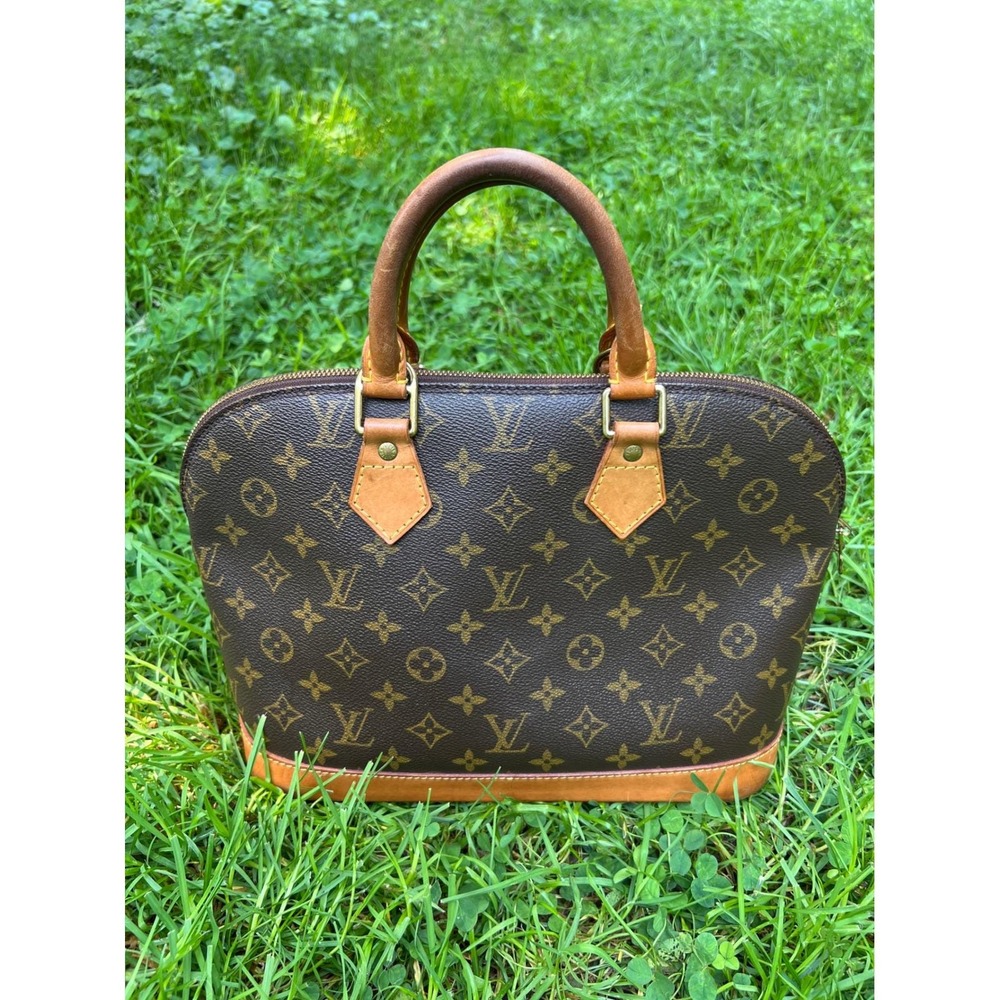 VTG Louis Vuitton Alma PM Monogram Canvas Satchel Handbag BA0020